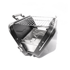 Kit Churrasco: Churrasqueira Portátil + Keg 5L Preta + Copo Tulipa de Vidro Double Wall