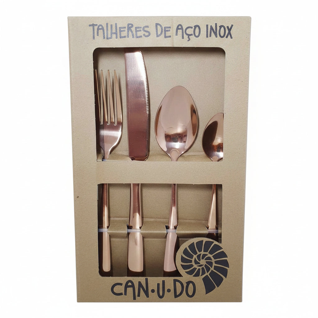 Talheres em Inox - 24 peças