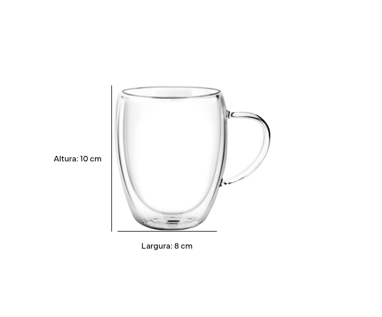 Xicára Double Wall  - 350ML
