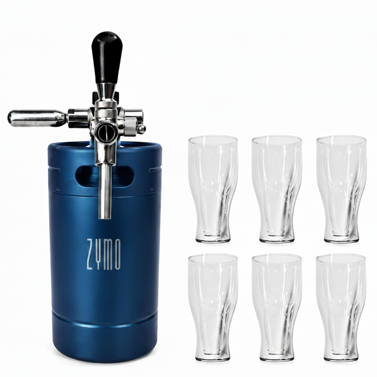 Kit Keg 5L + 6 Copos Tulipa