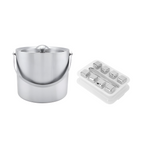 Balde de Gelo Térmico Polar 3L + 8 cubos de gelo de inox com pegador