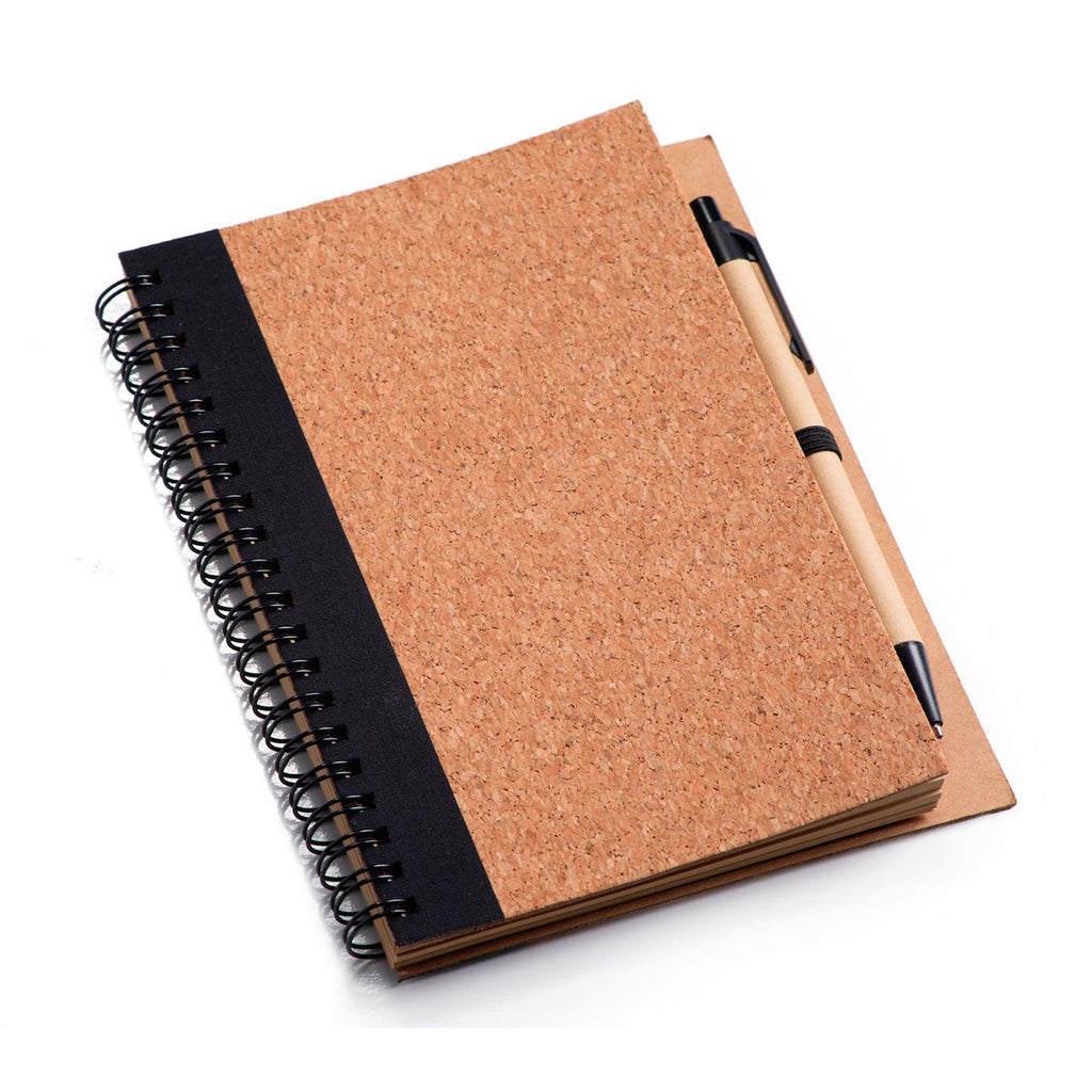 Caderno Cortiça + Caneta