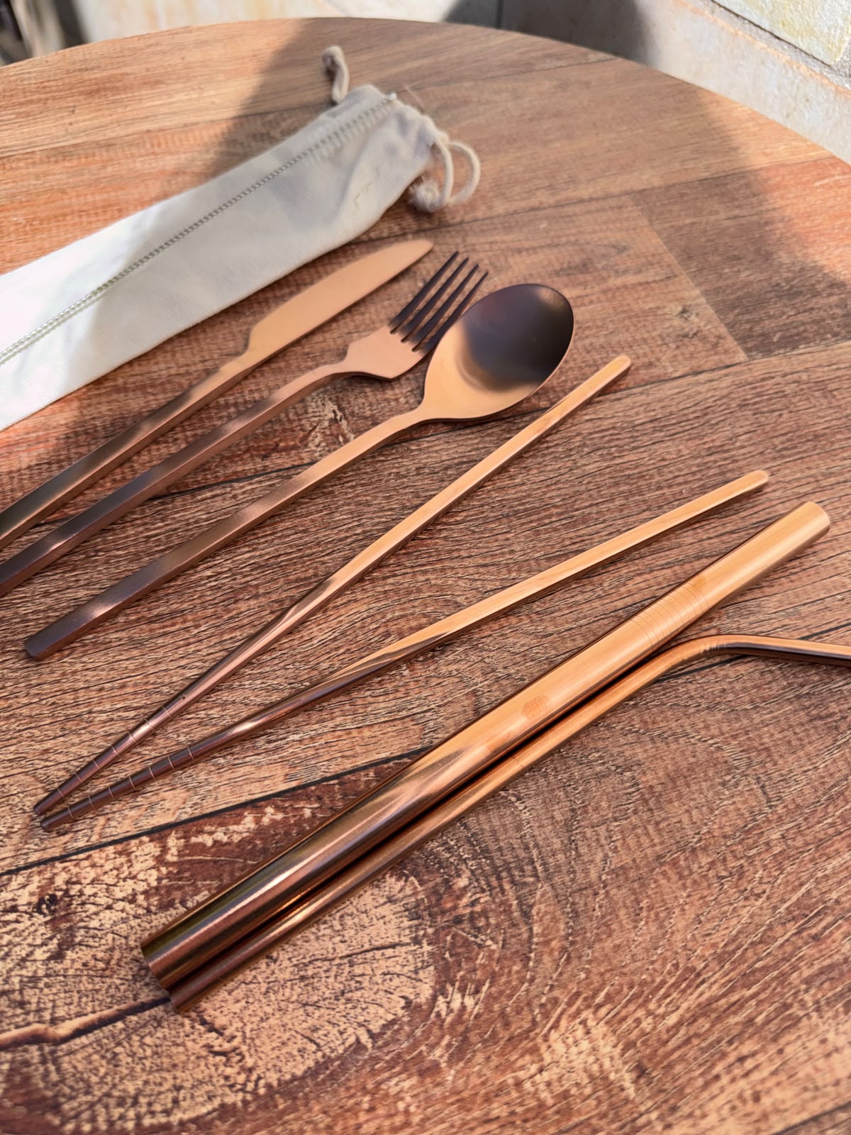 Kit Inox 8 em 1 Rosegold OUTLET