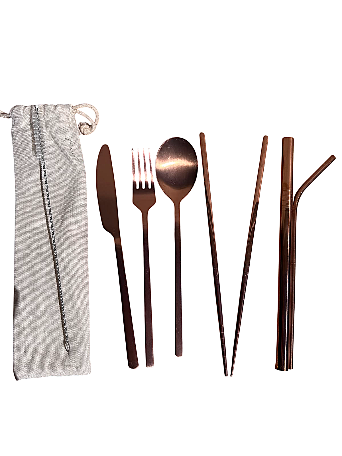 Kit Inox 8 em 1 Rosegold OUTLET