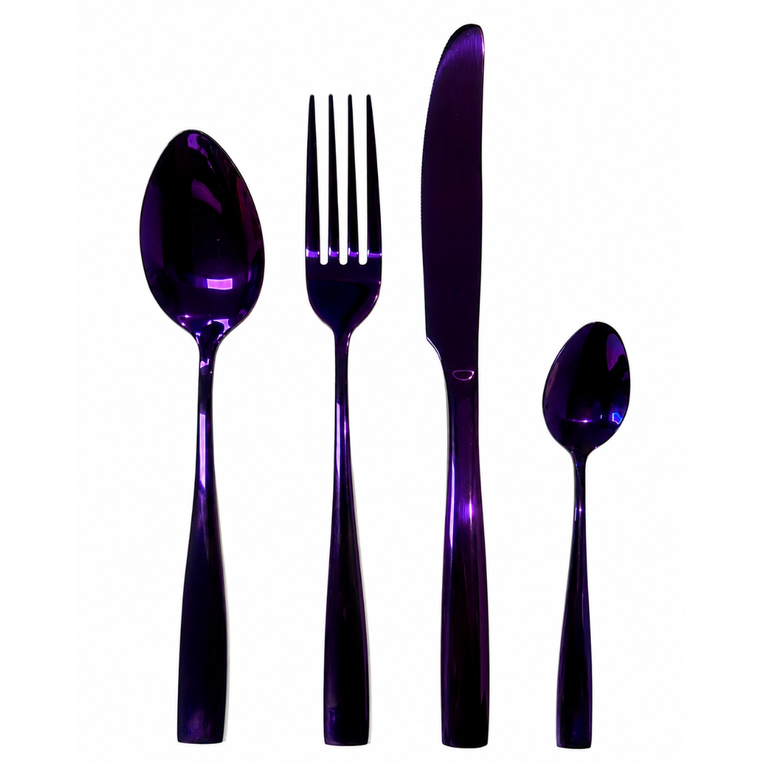 Talheres de Inox 4 peças - OUTLET