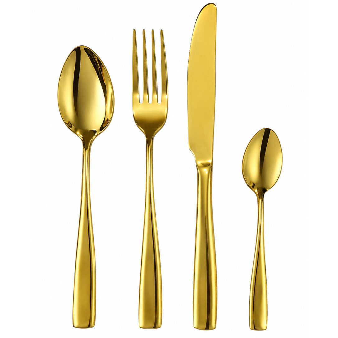 Talheres de Inox 4 peças - OUTLET