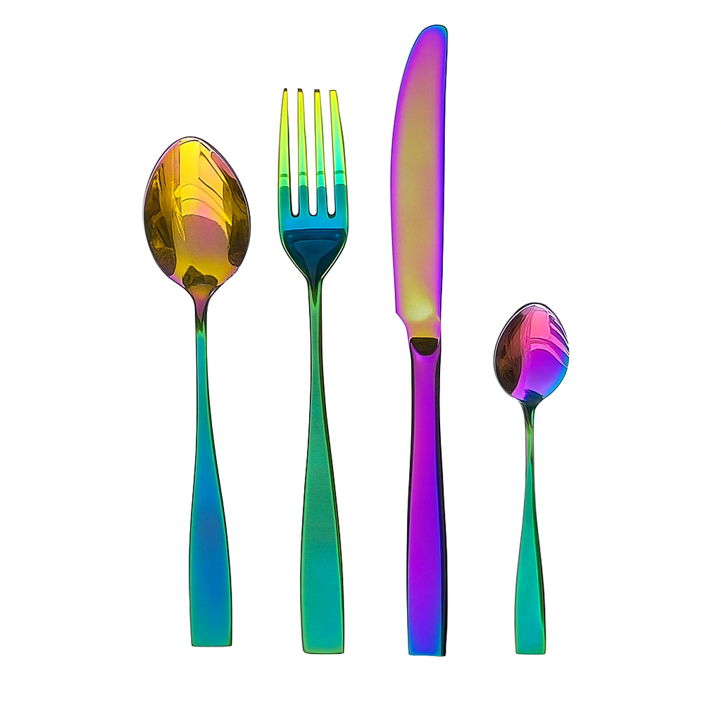 Talheres de Inox 4 peças - OUTLET