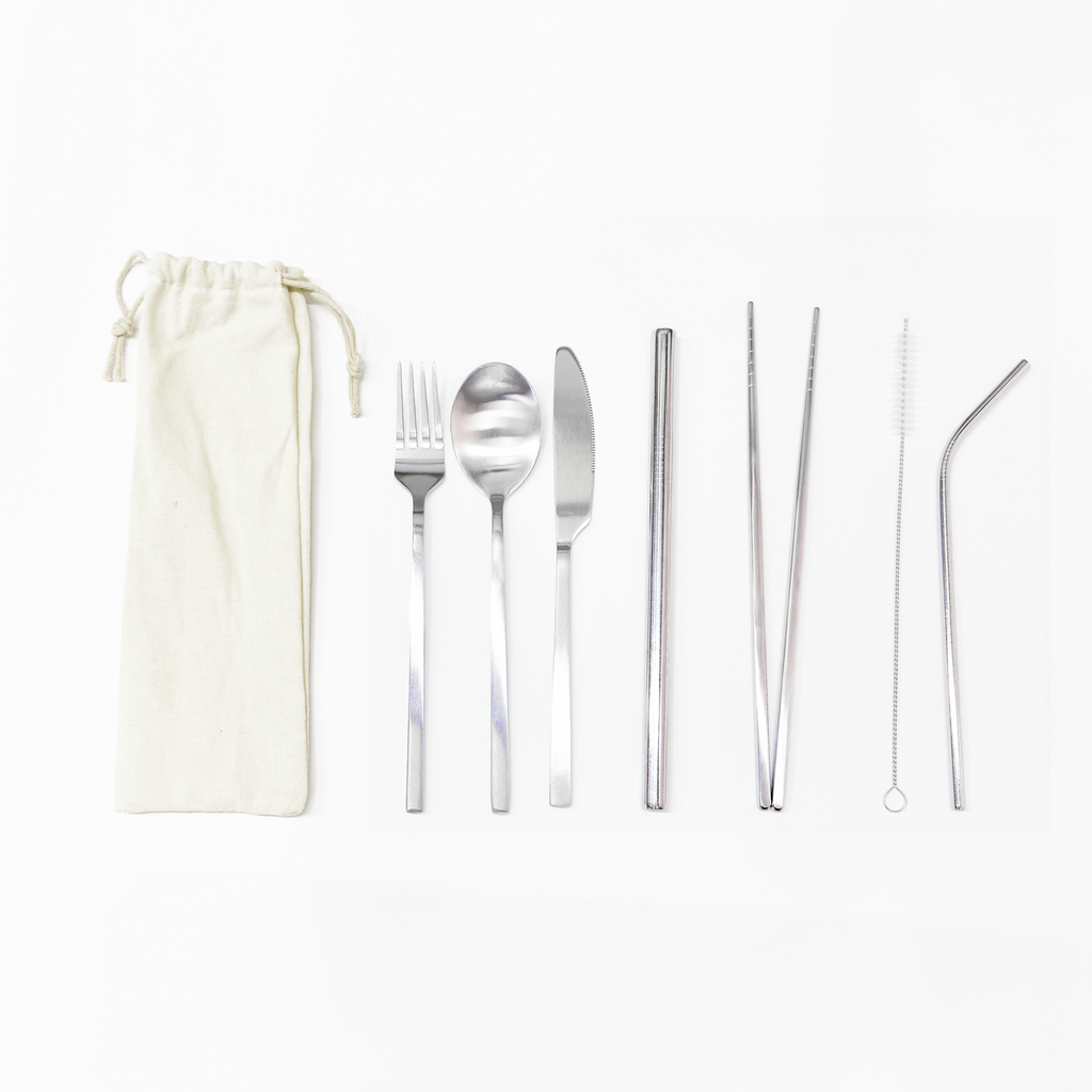 Kit inox 8 em 1 (canudo shake 12mm)