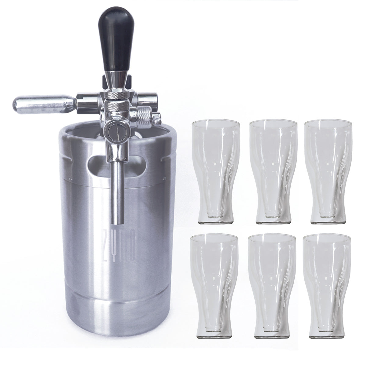 Kit Keg 5L + 6 Copos Tulipa