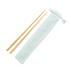 Kit Par de Hashi de Bambu + Ecobag de Algodão