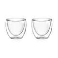Kit 2 Copos de Vidro Double Wall 250ml