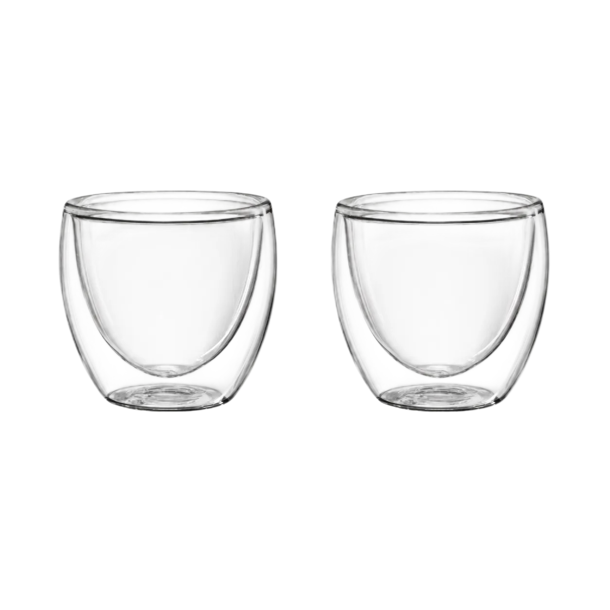 Kit 2 Copos de Vidro Double Wall 250ml