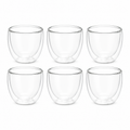 Kit 6 Copos Double Wall - 80ML