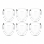 Kit 6 Copos Double Wall - 80ML