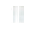 Kit 10 Canudos de Vidro Drink 15cm + Escova de Limpeza