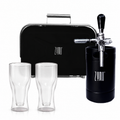 Kit Churrasco: Churrasqueira Portátil + Keg 5L Preta + Copo Tulipa de Vidro Double Wall