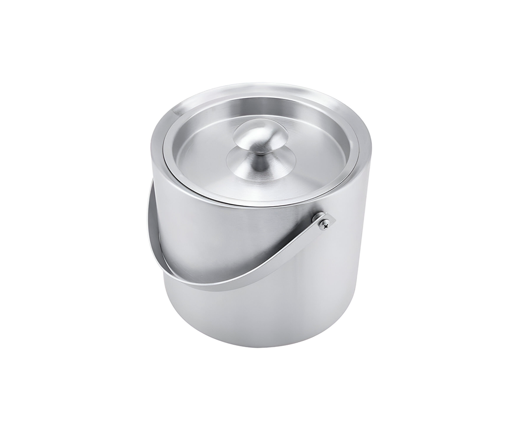 Balde de Gelo Térmico Polar 3L + 8 cubos de gelo de inox com pegador