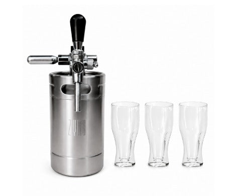 Kit: Keg 5L + 3 Copos Tulipa Double Wall